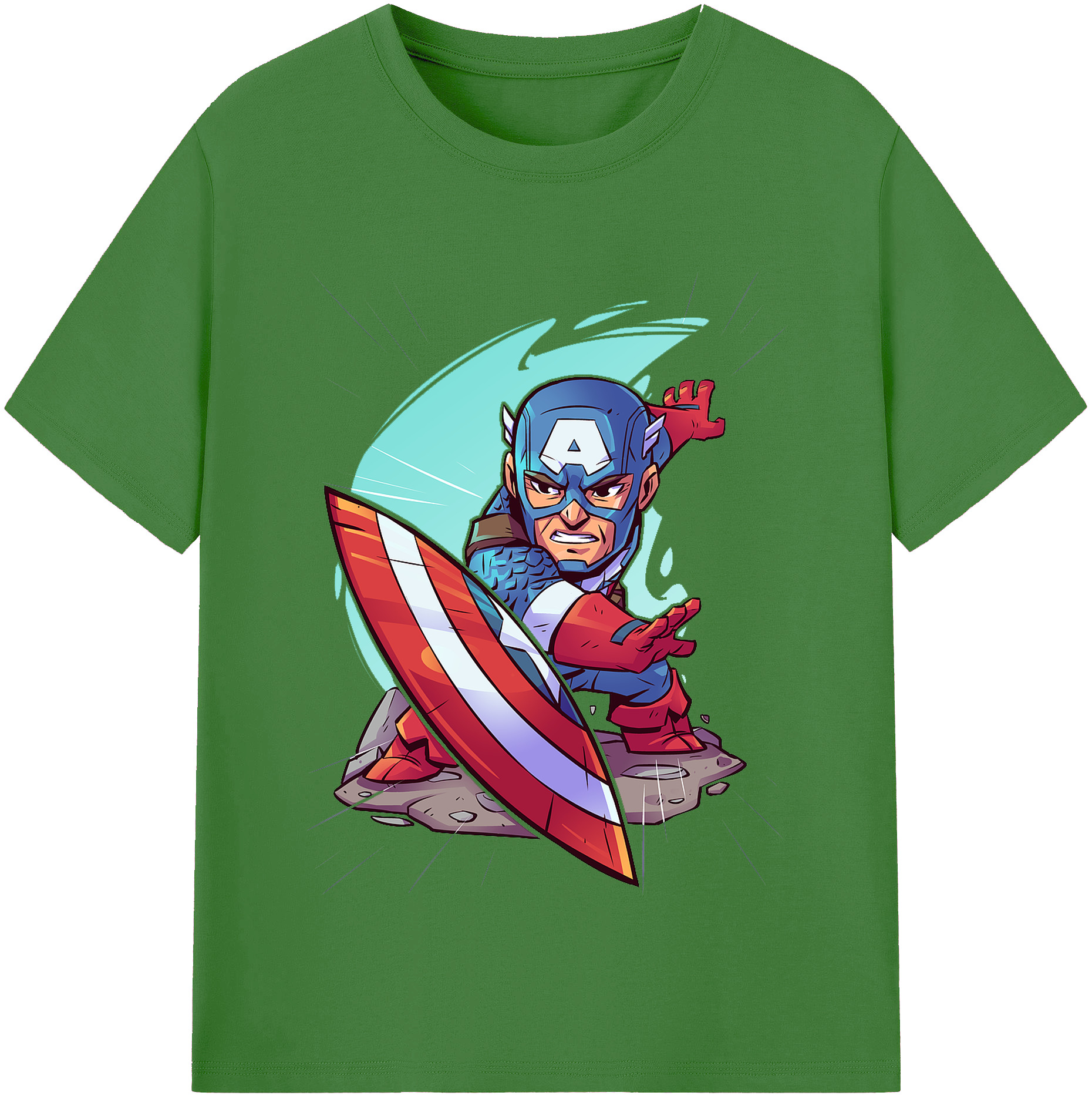 （画像用） アベンジャーズ The Avengers レディースカジュアルプリントTシャツ（綿100％）